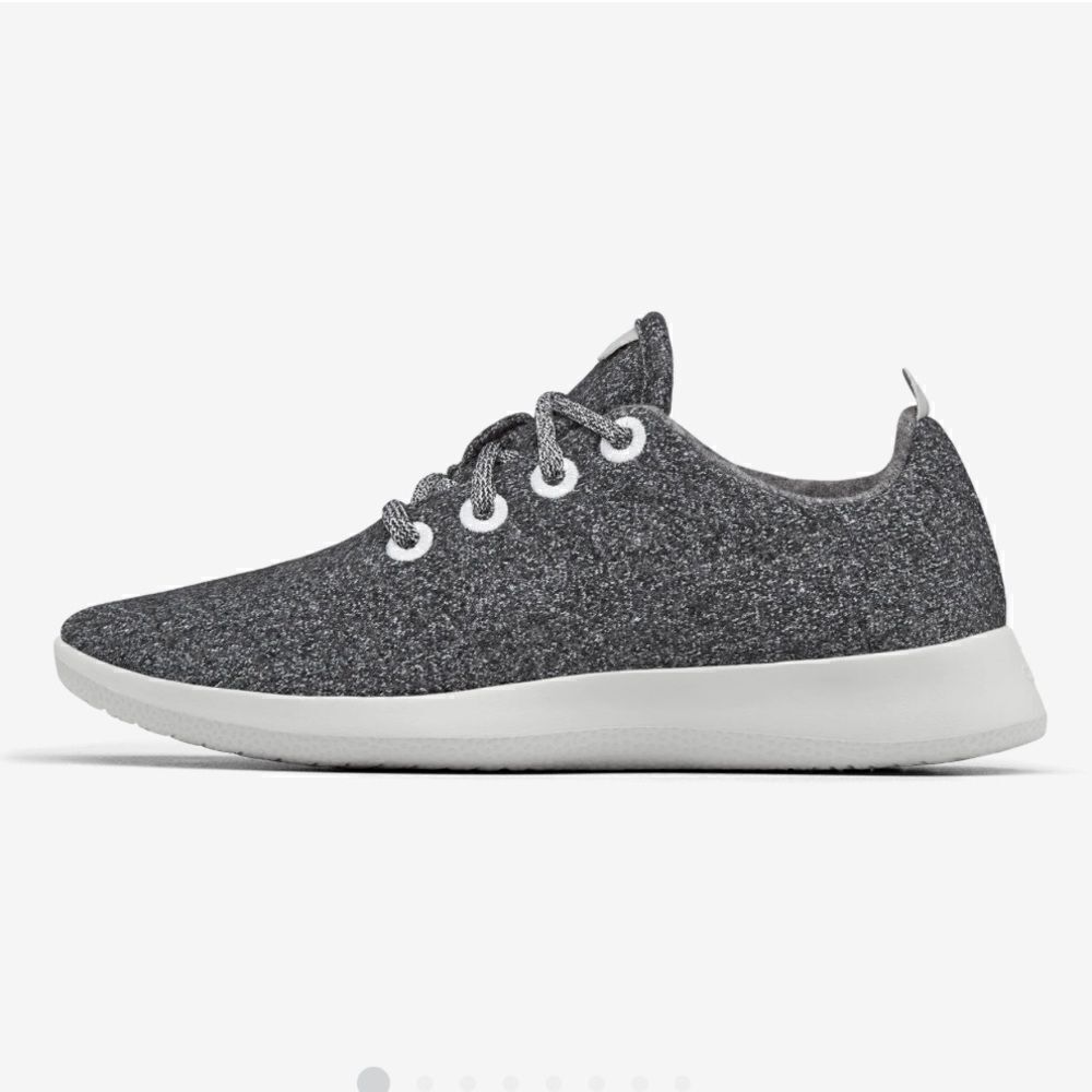 Women's Wool Runners Natural Grey 8 - Picture 2 of 13